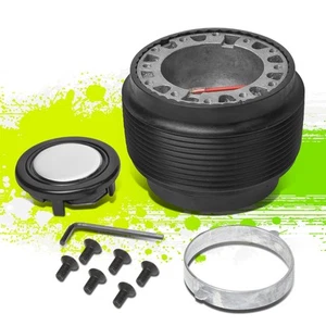 FOR 84-89 HONDA ACCORD/CIVIC/CRX ALUMINUM 6 HOLES STEERING WHEEL HUB ADAPTOR KIT - Picture 1 of 6