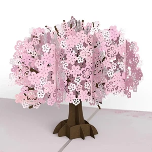 Biglietto Auguri Lovepop Pop Up Albero Fiori di Ciliegio Vuoto Qualsiasi Occasione - Foto 1 di 4