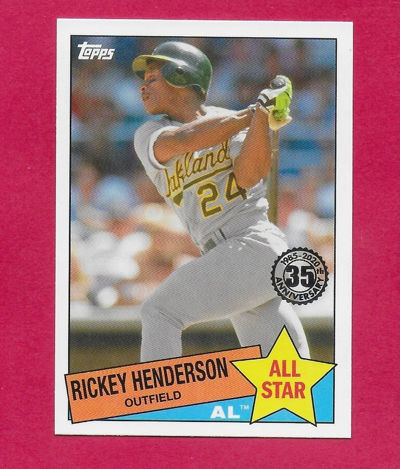 Inserções/paralelos Rickey Henderson Topps - VOCÊ ESCOLHE - NRMT - Imagem 1 de 1