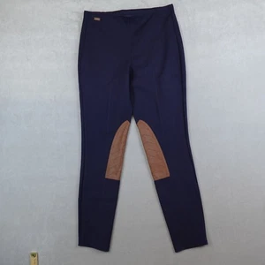Polo Ralph Lauren Breeches Pants Equestrian Riding Size Medium Navy Pull On EUC - Picture 1 of 9