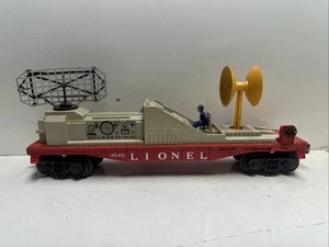 LIONEL Postwar 3540 Operating Radar Flat Car - O Gauge - 1959 - Untested - Picture 1 of 7