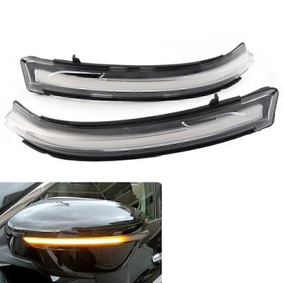 Clear LED Side Mirror Dynamic Turn Signal Light For Nissan Murano Navara X-Trail Foto 1 de 4