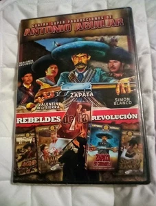 ANTONIO AGUILAR 4 DVD PELICULAS Revolucion Coll.: Valentin..,Zapata,Simon, Benj. - Picture 1 of 5