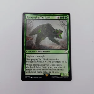 Rampaging Yao Guai MTG Rare Magic: The Gathering Fallout Commander Bear Mutant - Picture 1 of 2