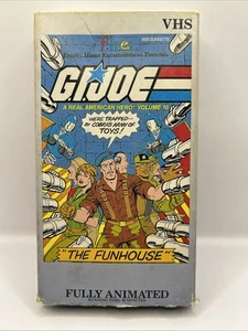 G.I.JOE /VHS Tape Vol 10 THE FUNHOUSE BIG BOX Vintage 1985 FHE Hasbro - Picture 1 of 4