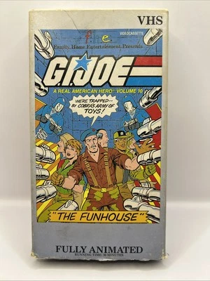 G.I.JOE /VHS Tape Vol 10 THE FUNHOUSE BIG BOX Vintage 1985 FHE Hasbro - Image 1 of 4
