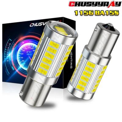 2 EX Bright LED light bulbs Fit Kubota Tractor B6000, B6100; headlights lights - Image 1 of 4