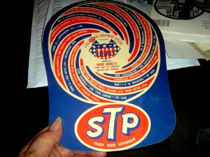 1969 USAC  Mario Andretti  STP Racing Special Swirl Cut  poster ALL THE WINNERS - Picture 1 of 5