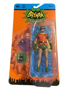 DC McFarlane Retro Batman 1966 Serie TV Classica Robin con Maschera Ossigeno - Nuovo - Foto 1 di 2