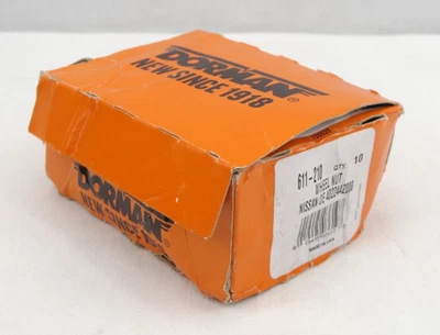 NIB 10x Dorman 2000-2003 Nissan Sentra Road Wheel Nuts | 40224-4Z000, Lug Nuts - Image 1 of 4