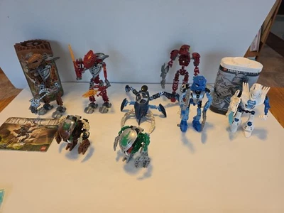 ENORME LEGO Bionicle - LOTE de 8, #8736, 8739, 8560, 8576, 8743, 8570, 8601 y 7164 Foto 1 de 4