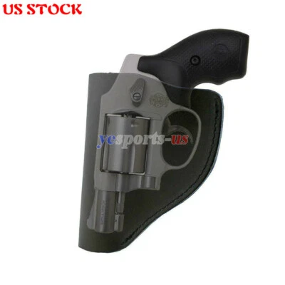 Funda para pistola IWB táctica de cuero para mano derecha de EE. UU. para revólveres con marco J .38 especial Foto 1 de 4