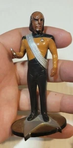4" STAR TREK WORF FIGUR HAMILTON GIFT 1992 PARAMOUNT PICTURES - Bild 1 von 3