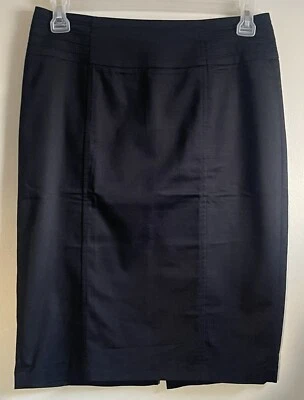 Falda Kenar para mujer talla 6 negra corta elástica cremallera trasera mezcla de rayón Foto 1 de 4