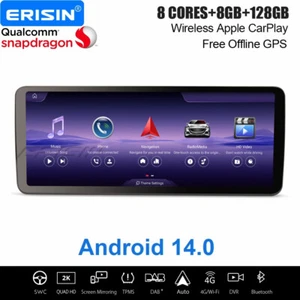 12,3" 128GB Android 14 Autoradio Navi Mercedes A/GLA/CLA/G Klasse W176 X156 C117 - Bild 1 von 24
