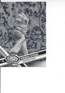 Negativo blanco y negro Topps 1 2017 Pedro Strop Chicago Cubs # 303 - Imagen 1 de 1