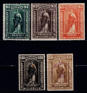 US Sc# R 173-R178 Used-MH 1898 Revenues - Picture 1 of 1