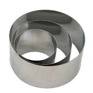 Anillo de postre LARES 3 tamaños acero inoxidable - Imagen 1 de 1