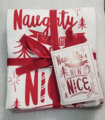 Праздничная кухня чай полотенца озорной новый изящный + конфеты трости полоски новый - Изображение 1 из 4