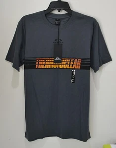 CAMISETA OAKLEY TN RACING CENTER SUNSET STRIPE SS CUELLO REDONDO PARA HOMBRE NUEVA CON ETIQUETAS TALLA M - Imagen 1 de 4