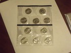 1999 P & D State Quarters 10 Coin set in Mint Cellophane