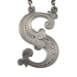 ANTIK - Sterlingsilber - Unverfolgt JR Perth Dekanter Etikett - S c1820 - Bild 1 von 3