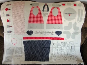 Mrs. Molly Mouse Sewing Helper Fabric Panel Joan Kessler for Concord Fabric New - Picture 1 of 4