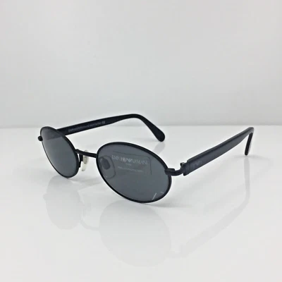 Vintage Emporio Armani Sunglasses EA 083 C. 706 Matte Black 49-20mm Made Italy - Image 1 of 4