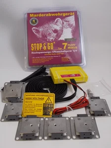 STOP&GO 7 PLUS-MINUS Marderabwehr 07566 Hochspannung Ultraschall Marderschutz - Bild 1 von 4