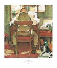 Norman Rockwell Accounting print 