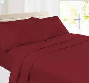 Set lenzuola matrimoniale Clara Clark Premier 1800 Collection Deluxe microfibra 3 linee - Foto 1 di 7