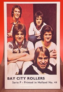 The Bay City Rollers 1973 Dutch Gum Serie P - Printed in Holland No. 44