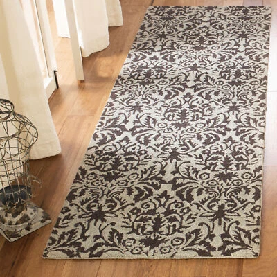 Safavieh Chelsea SAGE / CHOCOLATE 2'-6" X 12' Runner - HK368C-212 - Image 1 of 2