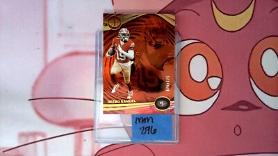 DEEBO SAMUEL 2023 PANINI ILLUSIONS #90 RED TROPHY COLLECTION /175 - Image 1 of 2