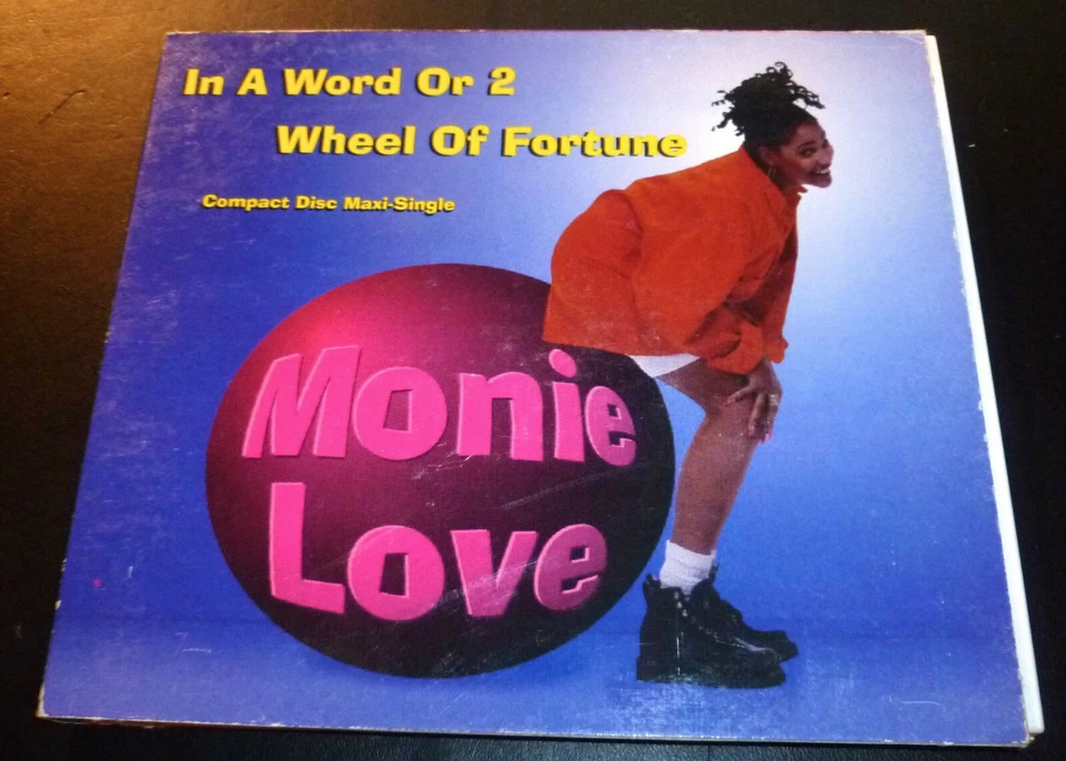 MONIE LOVE "In A Word Or 2/Wheel Of Fortune" (CD-Single 1993) 6-Tracks Prince VG - Image 1 of 4