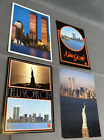 Vtg New York City Post Cards Lot of 4 Twin Towers