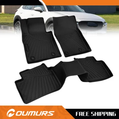 Tapetes delanteros y traseros forro para Mazda CX-30 TPE 2020-2024 impermeables para todas las estaciones Foto 1 de 4