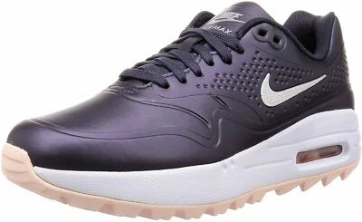 Zapato de golf Nike Air Max 1 para mujer planchado/plateado metálico AQ0865-003 nuevo talla 9,5 Foto 1 de 4