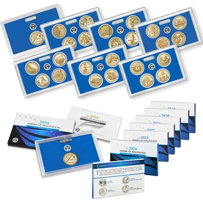 2018-2024 American Innovation $1 Coin Proof Set - Image 1 of 2
