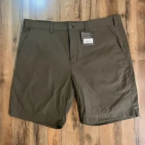 Pantaloncini corti uomo Eddie Bauer Travex Horizon Guide marrone verde taglia 40 nuovi con etichette - Foto 1 di 12