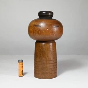 RARO: Maestro SANPEI YAMANAKA Kokeshi, firmato, Giappone anni 70 - misura 7,7" - Foto 1 di 11