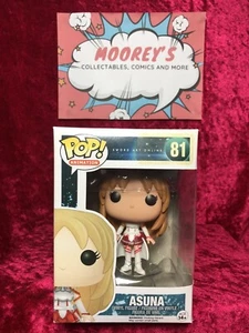 Funko Pop! Vinyl - Anime #81 Asuna Sword Art Online Collectable - Foto 1 di 7