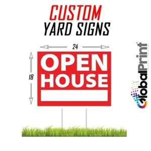10 Signs - 18" x 24" Full Color Yard Signs, Printed 2 Sided + FREE Stakes - Picture 1 of 3