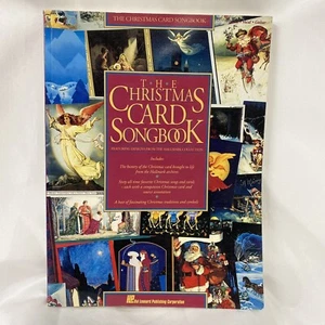 The Christmas Card Songbook Hal Leonard Piano Vocal Guitar Sheet Music carols - Imagen 1 de 4