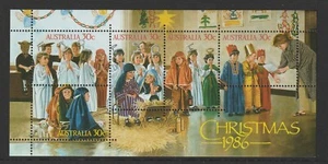 Australia 1986: Navidad - Minishoja - Como nueva nunca montada. - Imagen 1 de 1