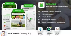 GroShop v1.0.0 – Grocery Flutter application - Picture 1 of 1