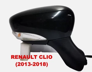 RENAULT CLIO MK4 (2013-2018) WING MIRROR RIGHT DRIVER SIDE BLACK (#R14) - Picture 1 of 13