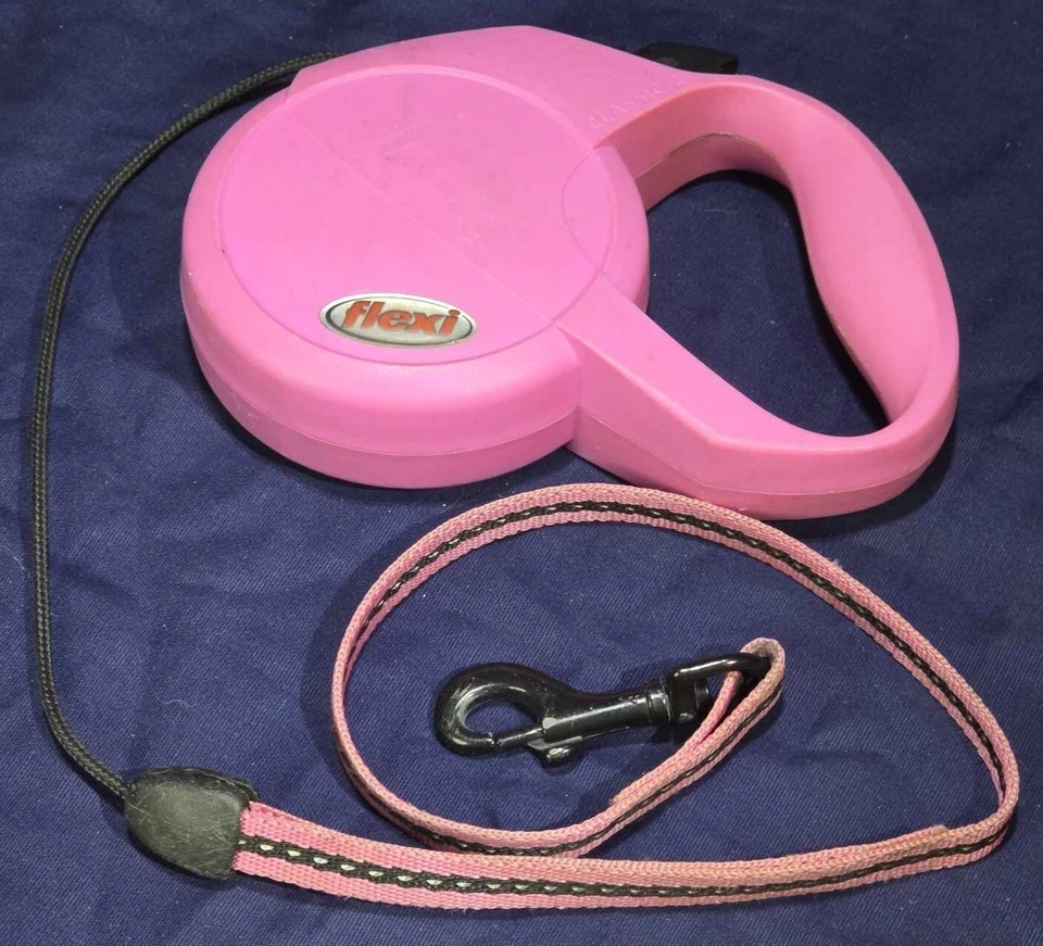 Flexi Retractable Dog Leash - Pink - Imagem 1 de 1
