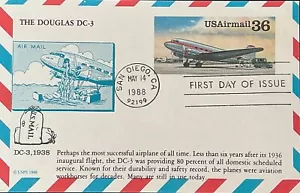 KMC Venture UXC24 DC-3 Luftpost Postkarte - Bild 1 von 1