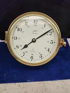 Vintage Schatz Royal Mariner Clock Ships Bell Brass - Picture 1 of 8